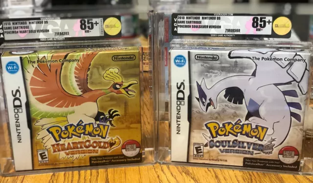 Pokemon: HeartGold & SoulSilver Version (DS, 2010) VGA 100!! GEM