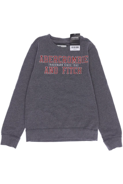 Felpe con cappuccio e maglione Abercrombie & Fitch ragazzi taglia EU 134 cotone grigio #6bc6cc9