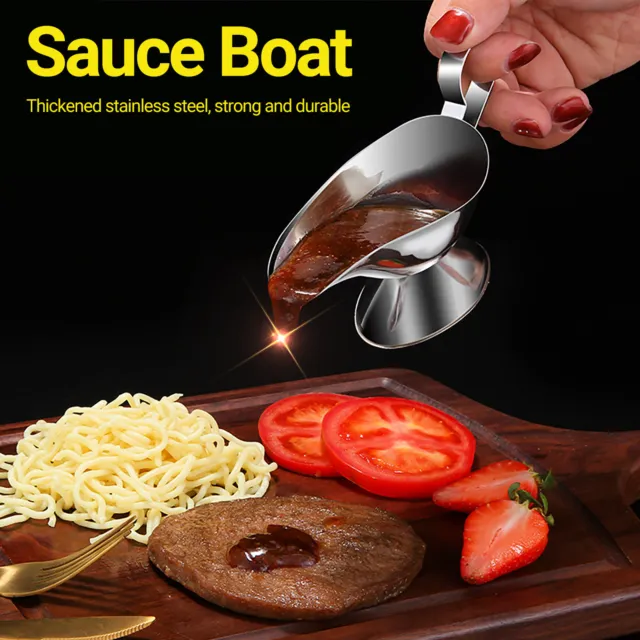 150/240ml Sauce Boat Multifunctional Easy Pour Tomato Juice Black Pepper Gravy