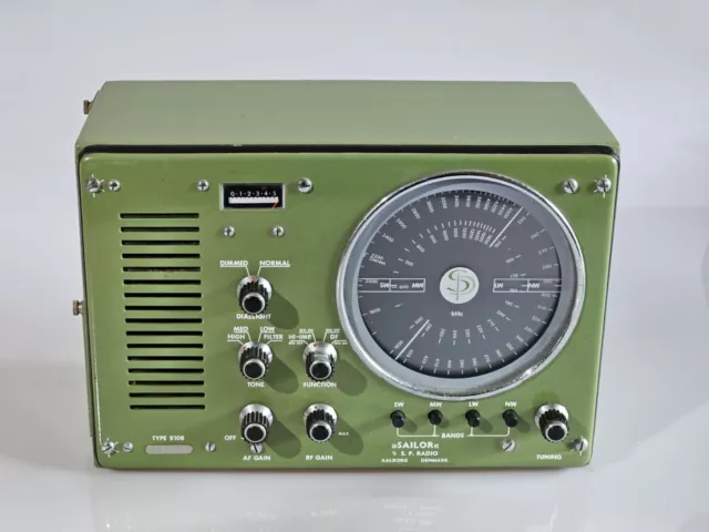S P Radio Sailor R108 Danimarca Ricevitore radio marina telefono radiodiffusione marittima