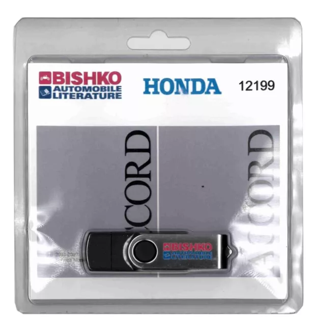 2003 2005 2007 Honda Accord Service Repair Manual USB Drive w/ V6 Supplement OEM 2