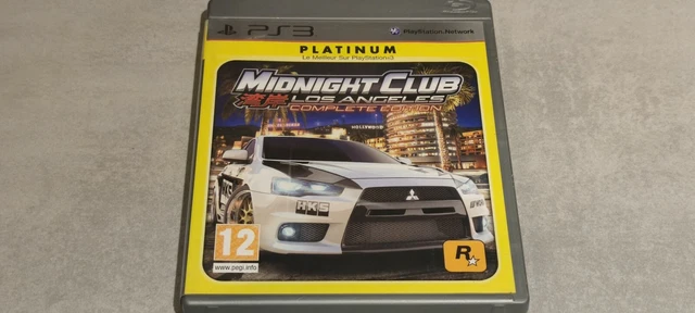 Midnight Club Los Angeles Complete Edition sony PS3 PLAYSTATION 3 Slim