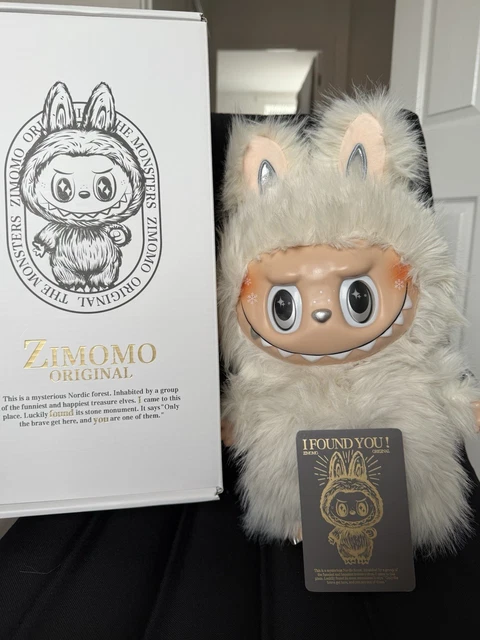 Simomo Labubu 38CM BIG POP Mart Labubu the Monsters Zimomo Doll Angel Popmart £109.88 ...