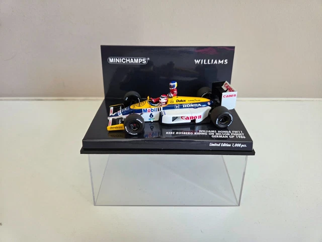MINICHAMPS 1/43 WILLIAMS Honda FW09 K. Rosberg - Winner US GP 1984