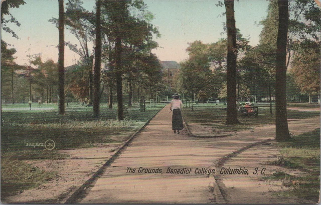 Postcard The Grounds Benedict College Columbia SC