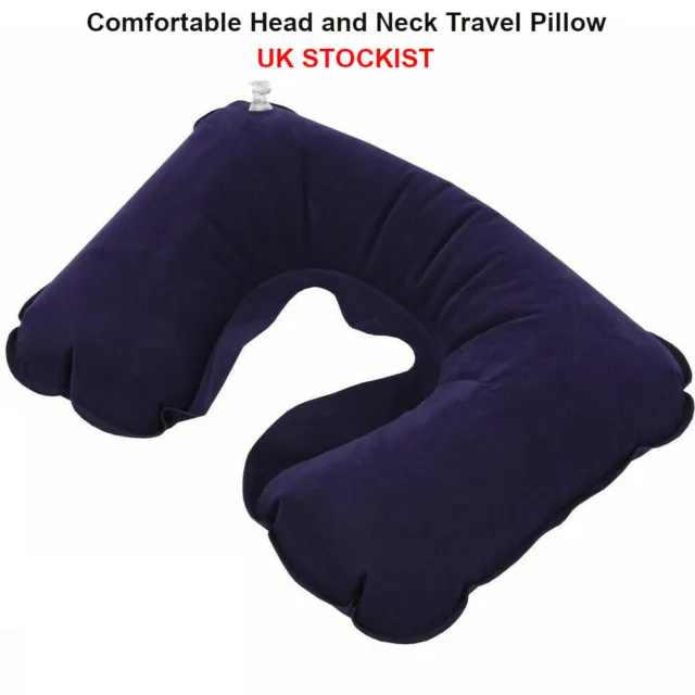 Inflatable Travel Pillow Head Neck Rest Soft Cushion Sleeping Travel Pillow
