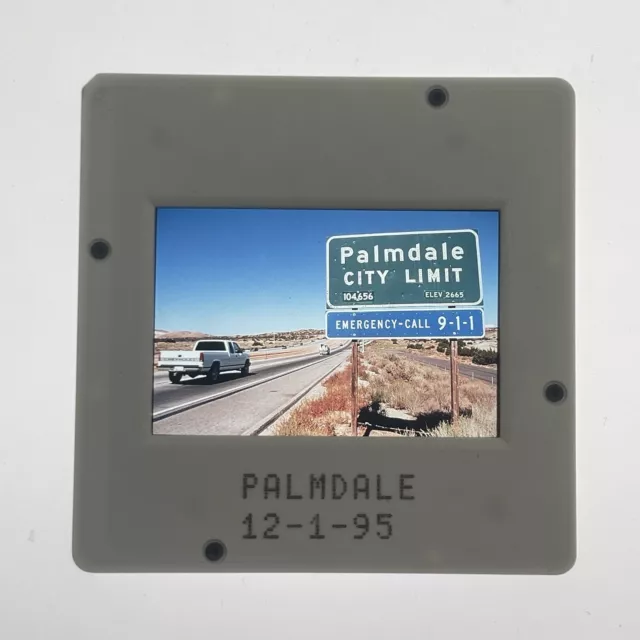 Palmdale California USA City Signage Street Highway S29015 SD12 35mm Slide