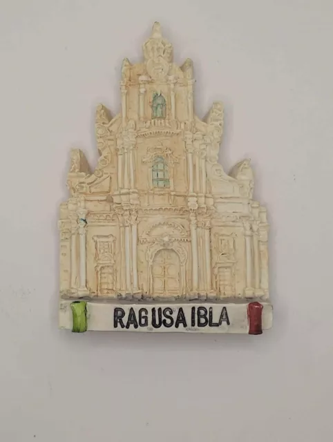 Magnete Calamita Resina Souvenir Fridge Magnet  Ragusa Sicilia