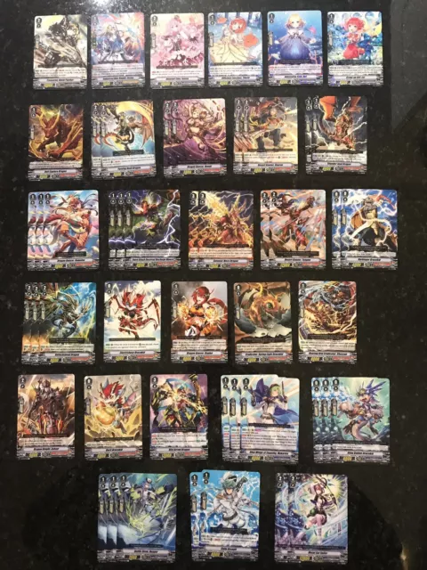 Bushiroad Cardfight Vanguard 50 Cards Bundle  C R Holo V-Premium Card (20)