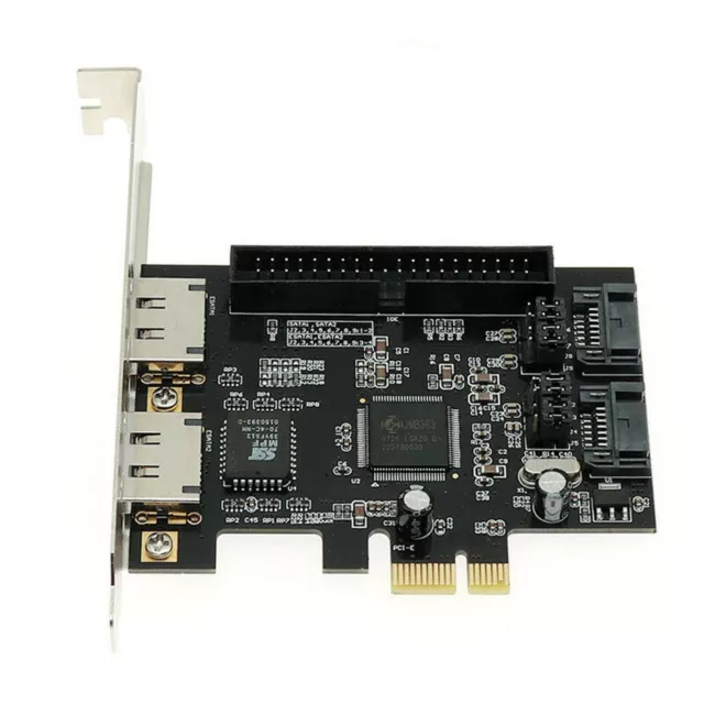 PCIe PCI Express to IDE+2x SATA II+2x ESATA Raid Controller Adapter Card A3GU