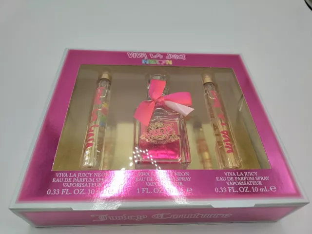 Juicy Couture Viva la Juicy Neon 3 Piece Fragrance Gift Set For Women