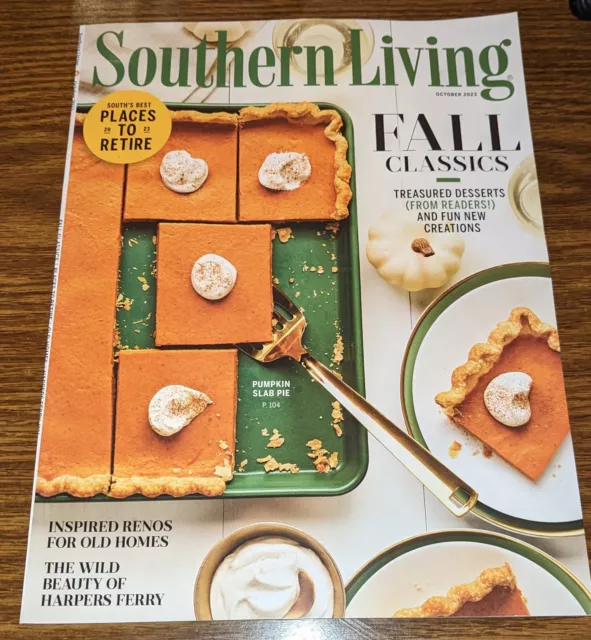 NEW SOUTHERN Living Magazine Oct 2023 Fall Classics no address free