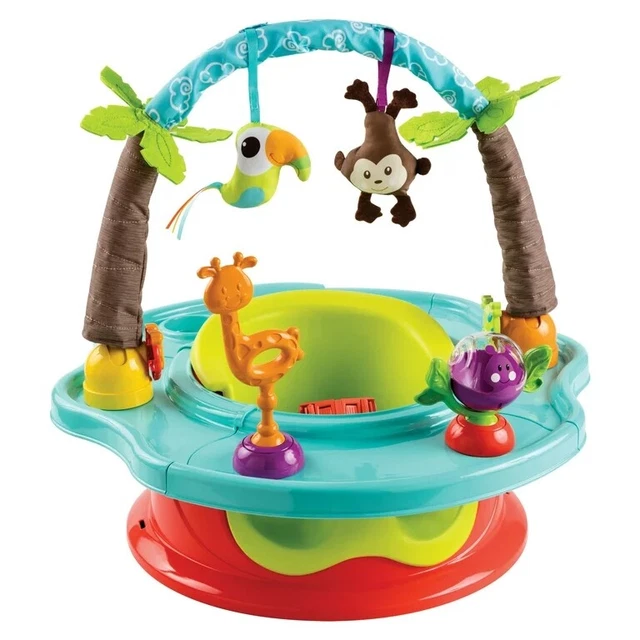 Summer Infant Multicolor, Unisex  Deluxe Super Seat (Wild Safari)