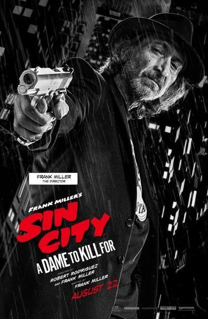 SIN CITY: A DAME TO KILL FOR Original Promo Movie Poster SDCC 2014 Frank Miller