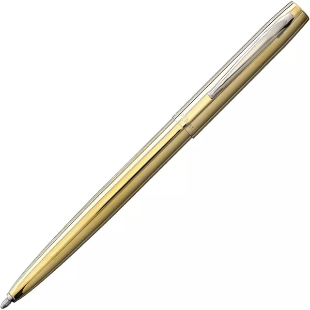 Fisher Space Pen - Antimicrobial Raw Brass Cap-O-Matic Pen - M4RAW