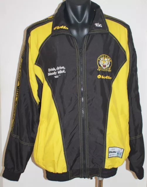 Vintage Richmond Tigers AFL Football Club Zip Up Bomber Jacket Medium Lotto 90s