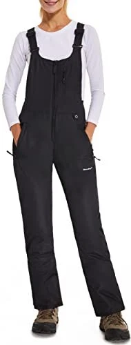 BenBoy Women's Snow Bibs Ski Waterproof Windproof Insulated Overalls Ripstop ...