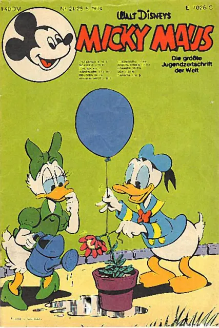 Micky Maus Nr 21 Ehapa Verlag 1974 Disney