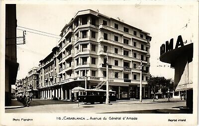 CPA AK Casablanca - Avenue du General d'Amade MAROC (963394)