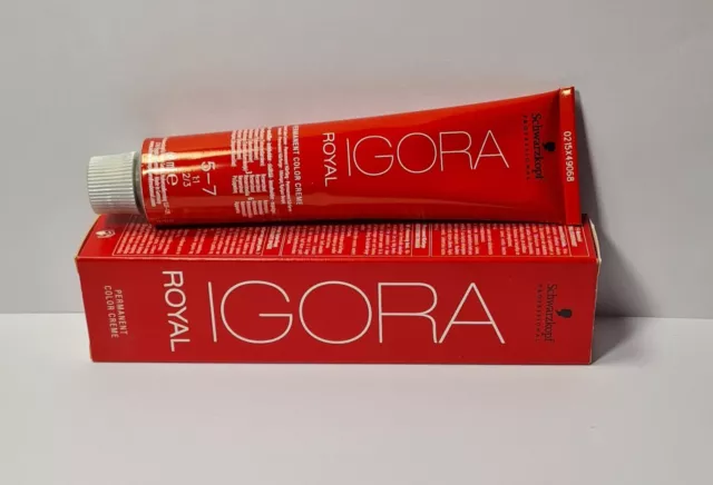 Schwarzkopf Igora  Royal  Permanent Color Creme verschidene  Nuance 60ml