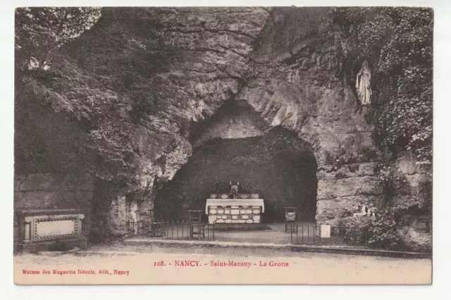NANCY - Meurthe & Moselle - CPA 54 - la Grotte à St Mansuy -