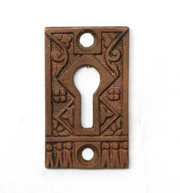 Antique 1.75 in. Aesthetic Bronze Door Keyhole Cover Plate