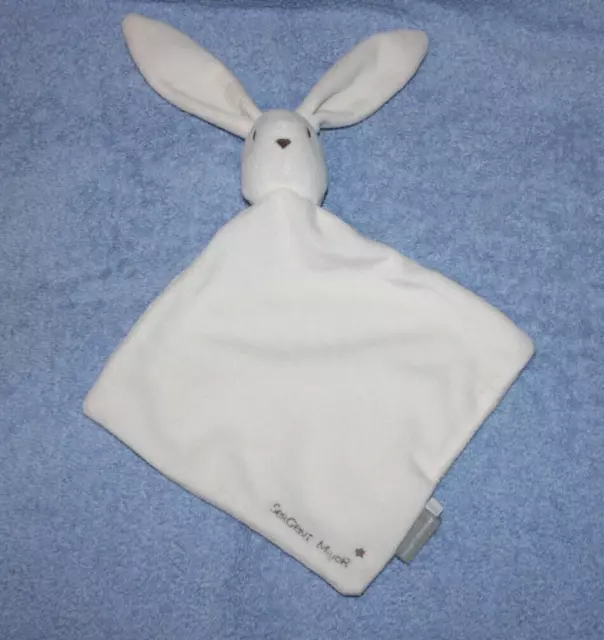 Sergent Major Doudou Lapin Plat Beige Ecru Forme Losange Etat Neuf