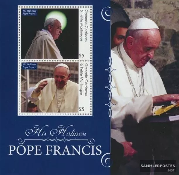 Grenada-grenadines Block695 (complete issue) MNH 2014 Pope Franziskus