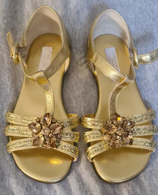 Dolce And Gabbana Sandals Kids Girls gold bambino