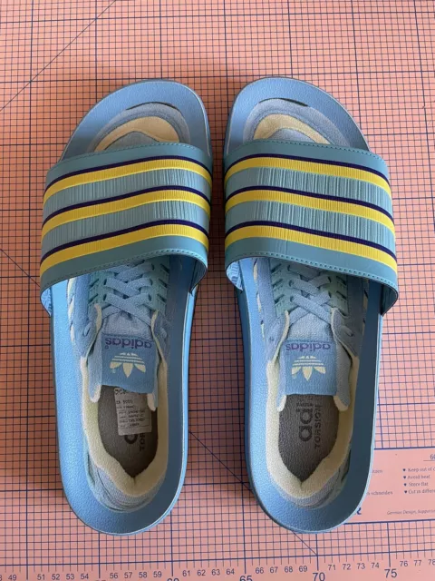ADIDAS ZX 8000 AQUA Adilette Premium GR. 48 1/2 Neu FX4379