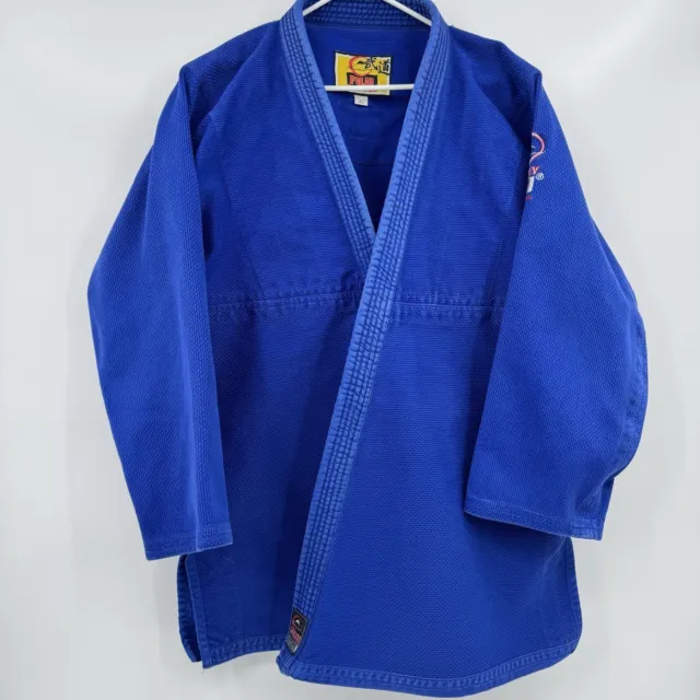 Gi Fuji Victory Kimonos Jiu Jitsu Martial Arts MMA Sz A5 Heavyweight Blue