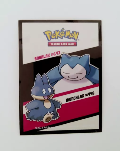 Snorlax & Munchlax | Pokemon Ultra Pro Card Game Sleeve Deck Protector (2022)