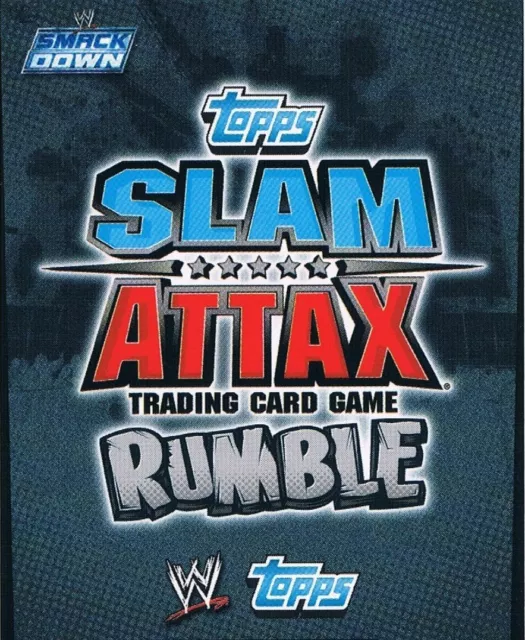 WWE Slam Attax TCG Rumble Choose One Smackdown Card from List [Part 1/2]