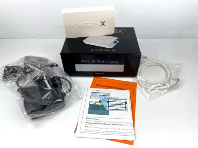 Lantronix XPS1001NE-01 xPrintServer Network Edition for Apple iOS