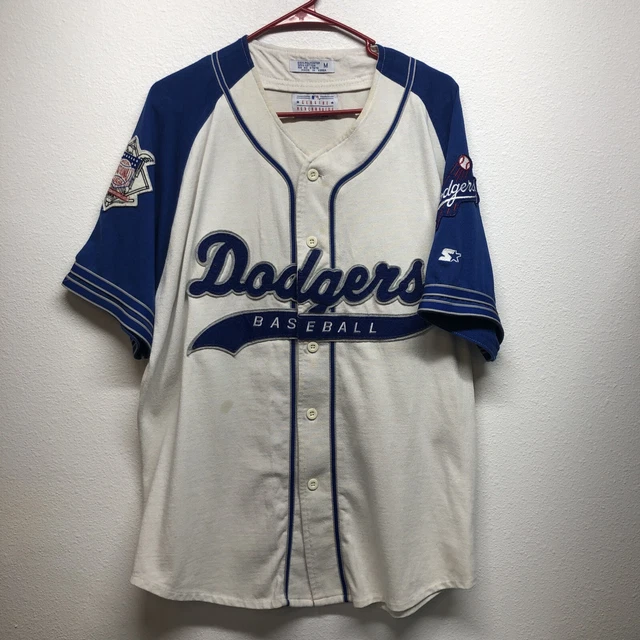 RARE VINTAGE 90S Starter Los Angeles Dodgers Script Baseball Jersey
