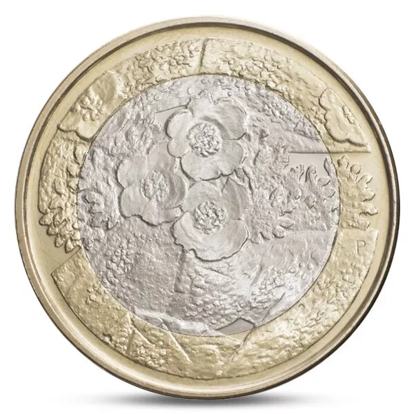 Finland Finnland Finlandia Finlande 5 Euro Nordic Nature Flora 2012 Unc