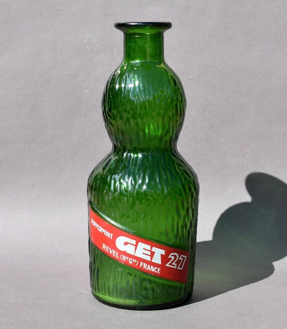Antique Pippermint GET Advertising Carafe - 22.5cm