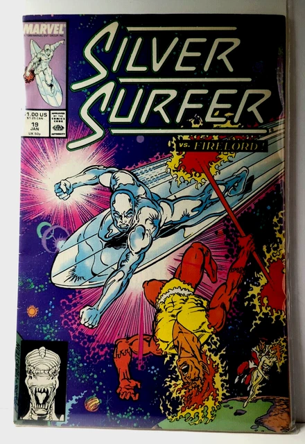 Silver Surfer * Vol. 3 No. 19 August 1989 Collectible Marvel Comic Book