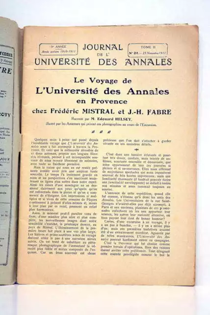 Journal de l'université des annales 1911