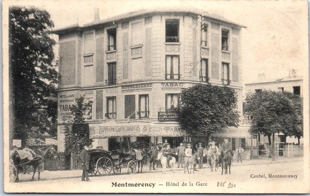 95 MONTMORENCY - l'hotel de la gare.