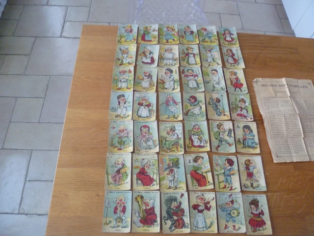 Jeu de 7 familles années 1930 - Collection