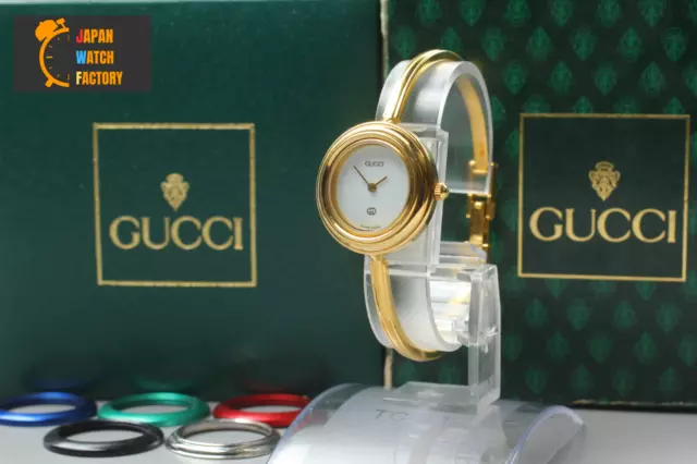 Box & Paper *6 color* [EXCELLENT+5] Vintage GUCCI 1100-L Women's Quartz Watch