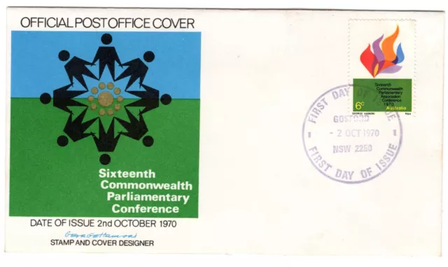 1970 Oct 2nd. First Day Cover. 16th Commonwealth Parliamentary Conference.