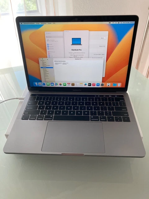 Apple MacBook Pro Retina TouchBar 13"  2,3 GHZ i5 + 256 GB SSD 8 GB Ram + 2018