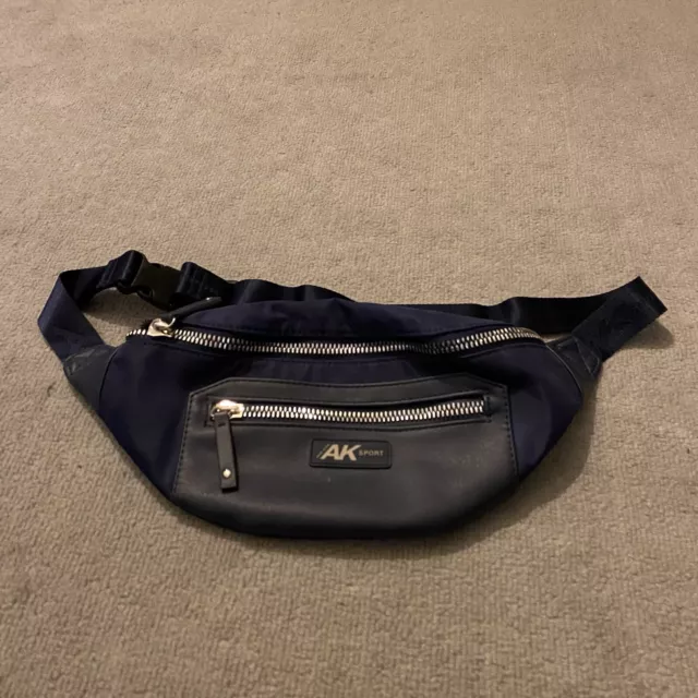 ANNE KLEIN SPORT Belt Bag Women’s Navy Blue Adjustable Fanny Pack ...