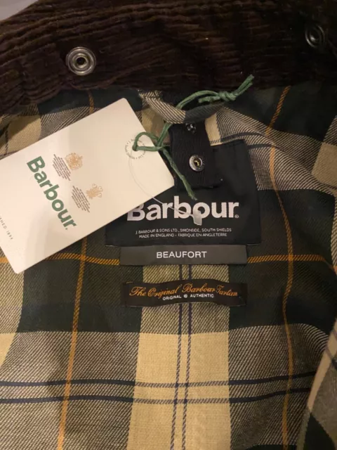 Barbour Beaufort nuovo tg 36 colore verde Sage 3