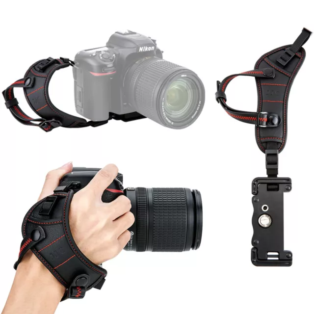 JJC Soft Hand Grip Wrist Strap for Canon Nikon Sony Olympus Pentax DSLR Cameras