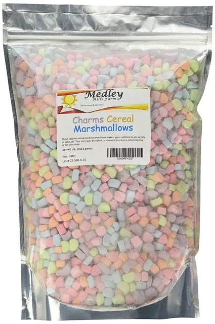 1lb Cereal Marshmallows Only Lucky Charms Treats Dehydrated Marshmellows