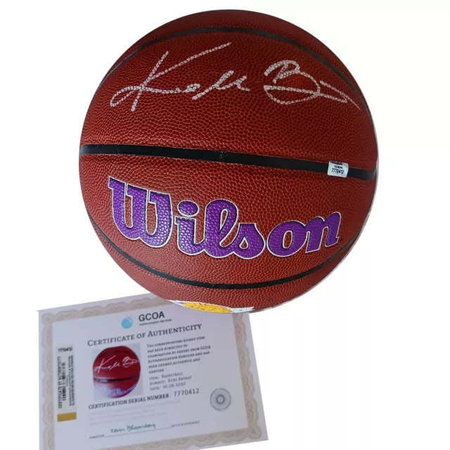 Kobe Bryant Signed Autographed Los Angeles Lakers Basketball -  COA