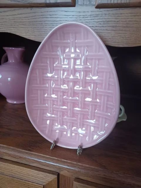 Fiesta Embossed Egg Plate Peony NWT Pristine First Quality Not Seconds**EASTER